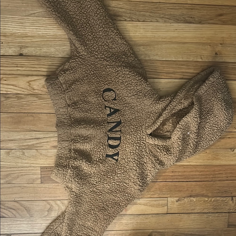 Candy Brown Sherpa Hoodie